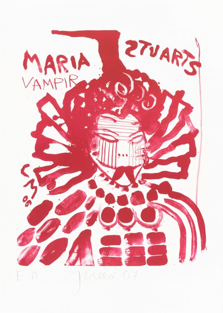 Jonathan Meese Lithografie