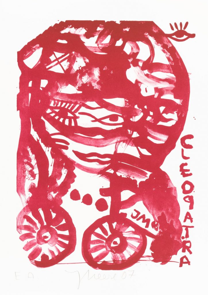 Jonathan Meese Lithografie