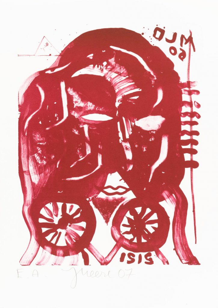 Jonathan Meese Lithografie