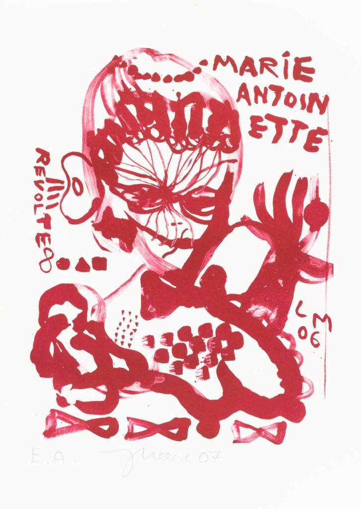 Jonathan Meese Lithografie