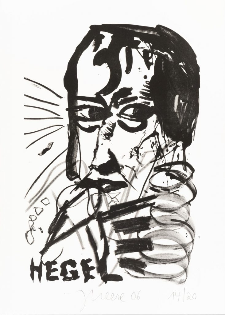 Jonathan Meese Lithografie