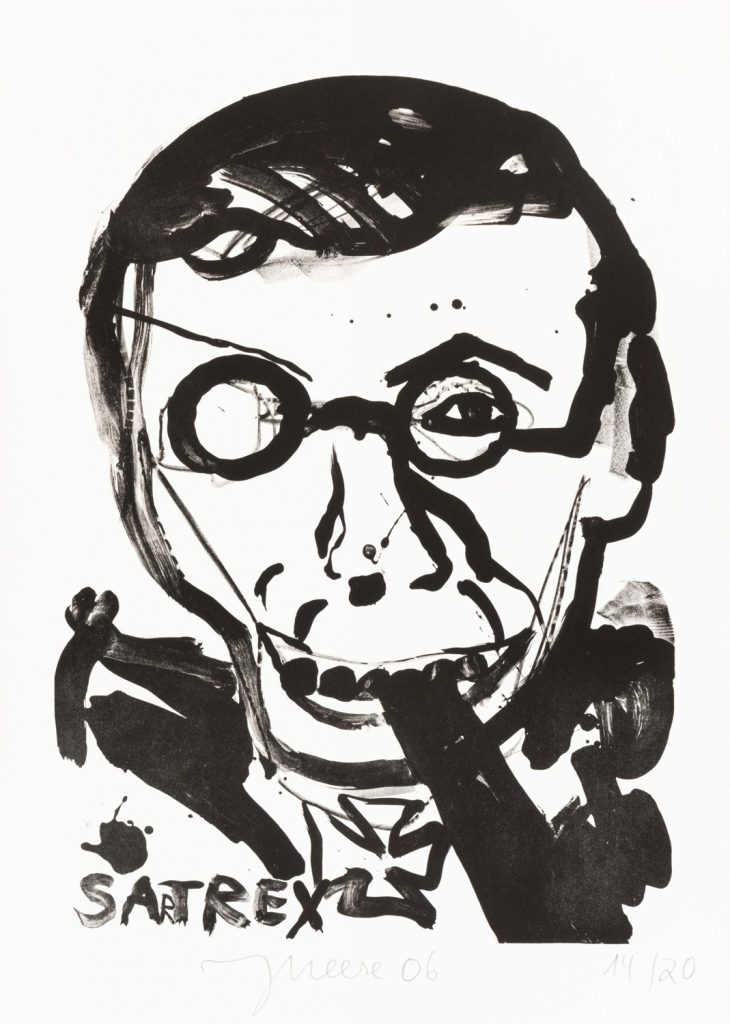 Jonathan Meese Lithografie