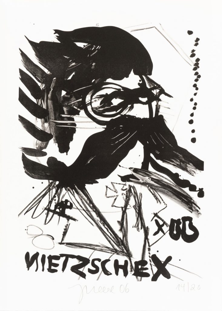 Jonathan Meese Lithografie