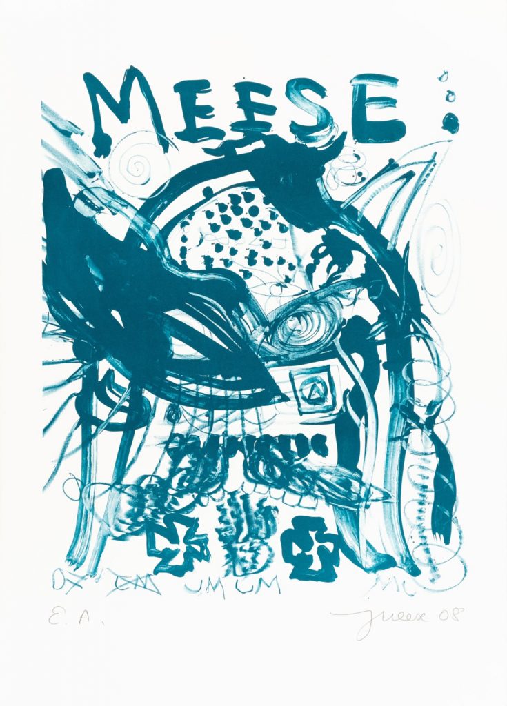 Jonathan Meese Lithografie