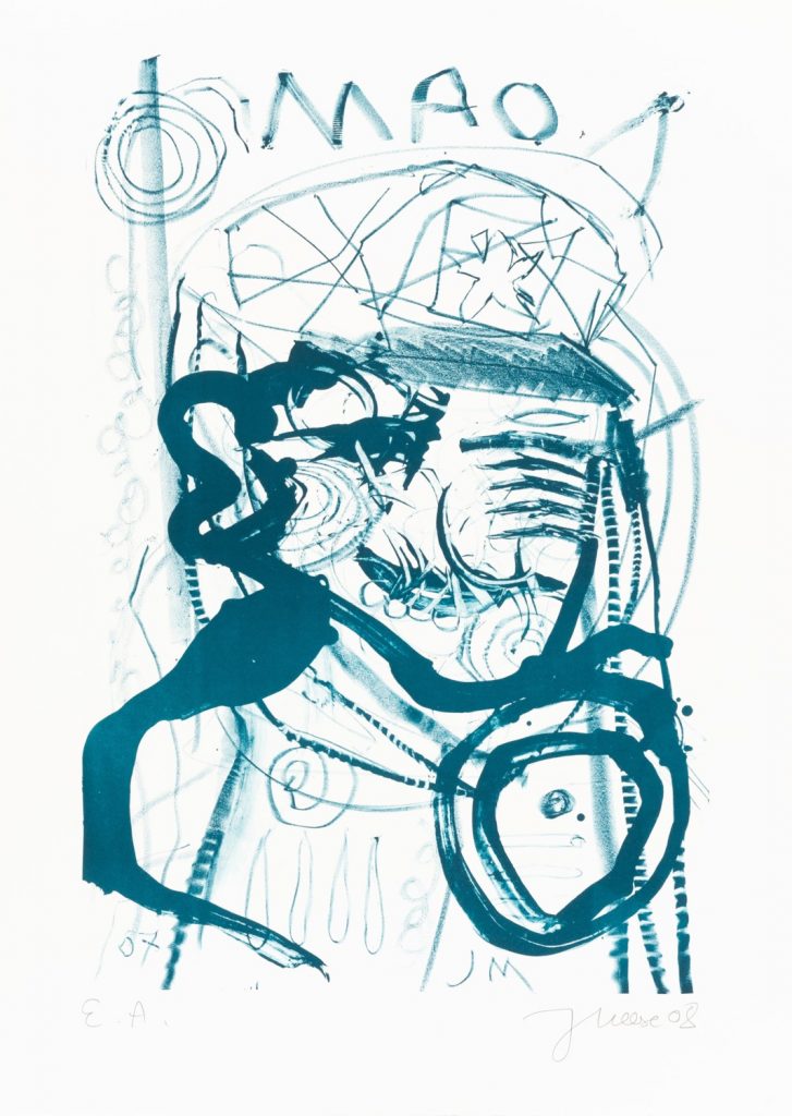 Jonathan Meese Lithografie