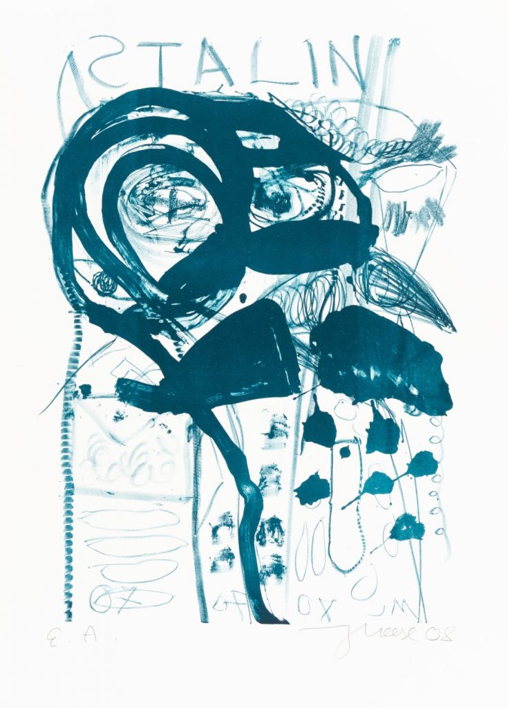 Jonathan Meese Lithografie