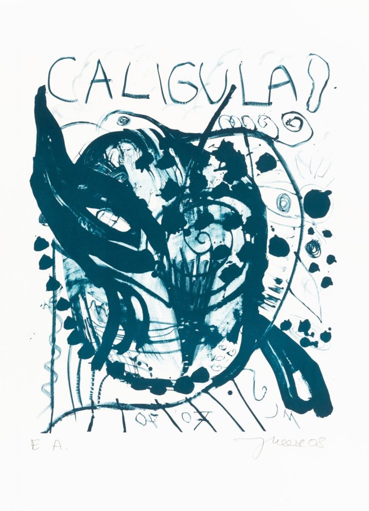 Jonathan Meese Lithografie