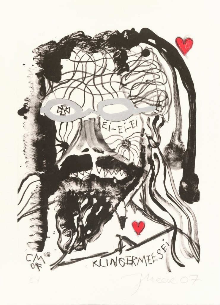 Jonathan Meese Lithografie