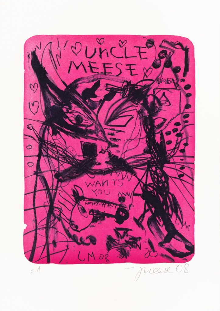 Jonathan Meese Lithografie