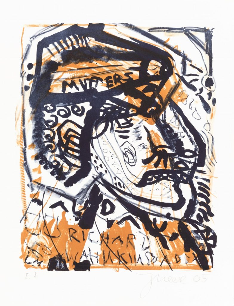 Jonathan Meese Lithografie